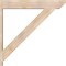 Ekena Millwork Traditional Slat Smooth Outlooker, Douglas Fir, 7 1/2"W x 44"D x 44"H OUT08X44X44TRA06SDF - alternate 4